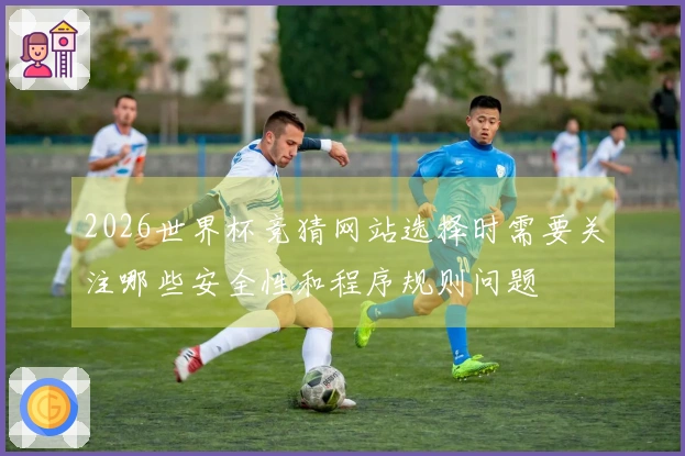 2026世界杯竞猜网站选择时需要关注哪些安全性和程序规则问题